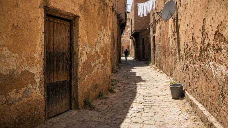Ruelle de la médina de Marrakech